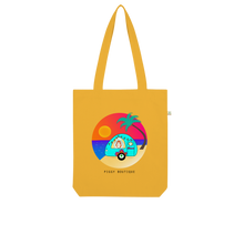 Load image into Gallery viewer, Guinea Pig - Tote Bag Organic - Pickle Piggy Sunset Caravan
