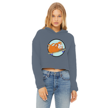 Load image into Gallery viewer, Teen Cropped Hoodie  - Skater Pig - Guinea Pig
