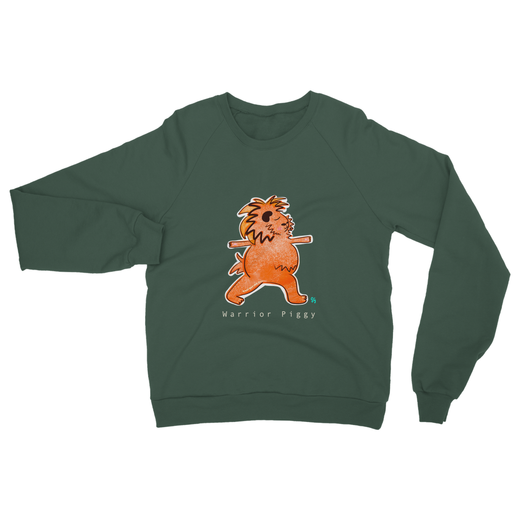 Warrior Piggy Adult Sweatshirt