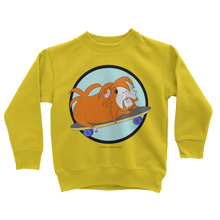 Load image into Gallery viewer, Kids Sweatshirt - Skater Pig - Guinea Pig
