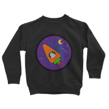 Load image into Gallery viewer, Space Rocket Pickle Piggy - Guinea Pig Kids Sweatshirt
