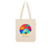 Load image into Gallery viewer, Guinea Pig - Tote Bag Organic - Pickle Piggy Sunset Caravan
