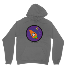 Load image into Gallery viewer, Guinea Pig Hoodie - Adult - Space Rocket Pickle Piggy
