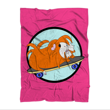 Load image into Gallery viewer, Blanket - Skater Pig - Pink - Guinea Pig
