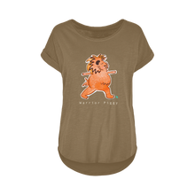 Load image into Gallery viewer, Warrior Piggy Slub T-Shirt
