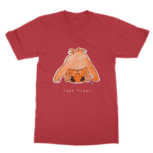 Load image into Gallery viewer, Yoga Piggy Adult T-Shirt
