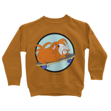 Load image into Gallery viewer, Kids Sweatshirt - Skater Pig - Guinea Pig
