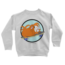 Load image into Gallery viewer, Kids Sweatshirt - Skater Pig - Guinea Pig
