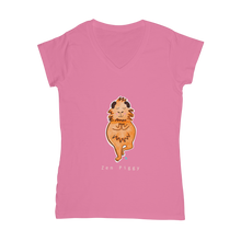 Load image into Gallery viewer, Zen Piggy - Guinea Pig V-Neck T-Shirt
