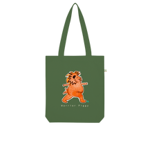 Load image into Gallery viewer, Warrior Piggy Organic Tote Bag
