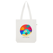 Load image into Gallery viewer, Guinea Pig - Tote Bag Organic - Pickle Piggy Sunset Caravan
