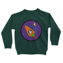 Load image into Gallery viewer, Space Rocket Pickle Piggy - Guinea Pig Kids Sweatshirt
