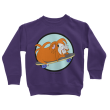 Load image into Gallery viewer, Kids Sweatshirt - Skater Pig - Guinea Pig
