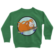 Load image into Gallery viewer, Kids Sweatshirt - Skater Pig - Guinea Pig
