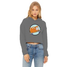 Load image into Gallery viewer, Teen Cropped Hoodie  - Skater Pig - Guinea Pig
