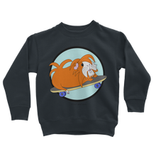 Load image into Gallery viewer, Kids Sweatshirt - Skater Pig - Guinea Pig
