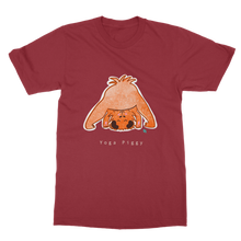 Load image into Gallery viewer, Yoga Piggy Adult T-Shirt
