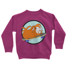 Load image into Gallery viewer, Kids Sweatshirt - Skater Pig - Guinea Pig
