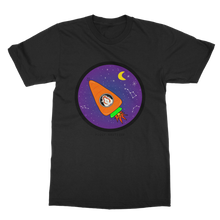 Load image into Gallery viewer, Guinea Pig T-shirt - Adult - Space Rocket Pickle Piggy
