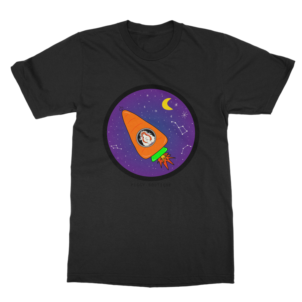 Guinea Pig T-shirt - Adult - Space Rocket Pickle Piggy