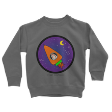 Load image into Gallery viewer, Space Rocket Pickle Piggy - Guinea Pig Kids Sweatshirt
