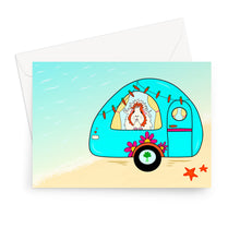 Load image into Gallery viewer, Guinea Pig Card - Pickle Piggy Caravan
