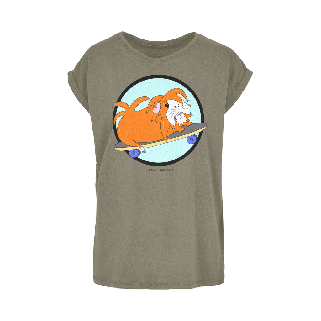 Adult T-Shirt - Skater Pig - Guinea Pig