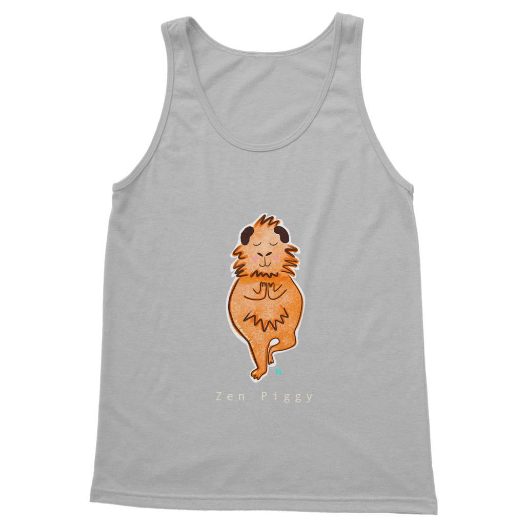 Zen Piggy - Guinea Pig Adult Tank Top