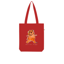 Load image into Gallery viewer, Warrior Piggy Organic Tote Bag
