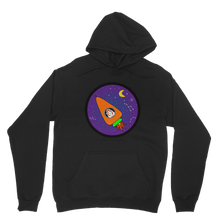 Load image into Gallery viewer, Guinea Pig Hoodie - Adult - Space Rocket Pickle Piggy
