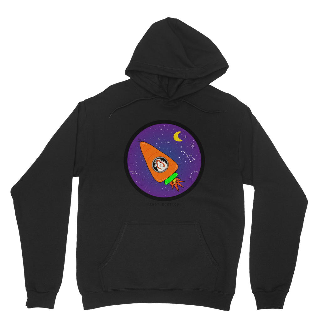 Guinea Pig Hoodie - Adult - Space Rocket Pickle Piggy