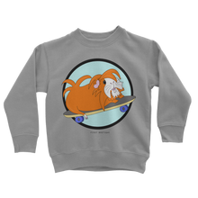 Load image into Gallery viewer, Kids Sweatshirt - Skater Pig - Guinea Pig
