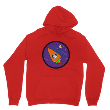 Load image into Gallery viewer, Guinea Pig Hoodie - Adult - Space Rocket Pickle Piggy
