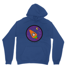 Load image into Gallery viewer, Guinea Pig Hoodie - Adult - Space Rocket Pickle Piggy
